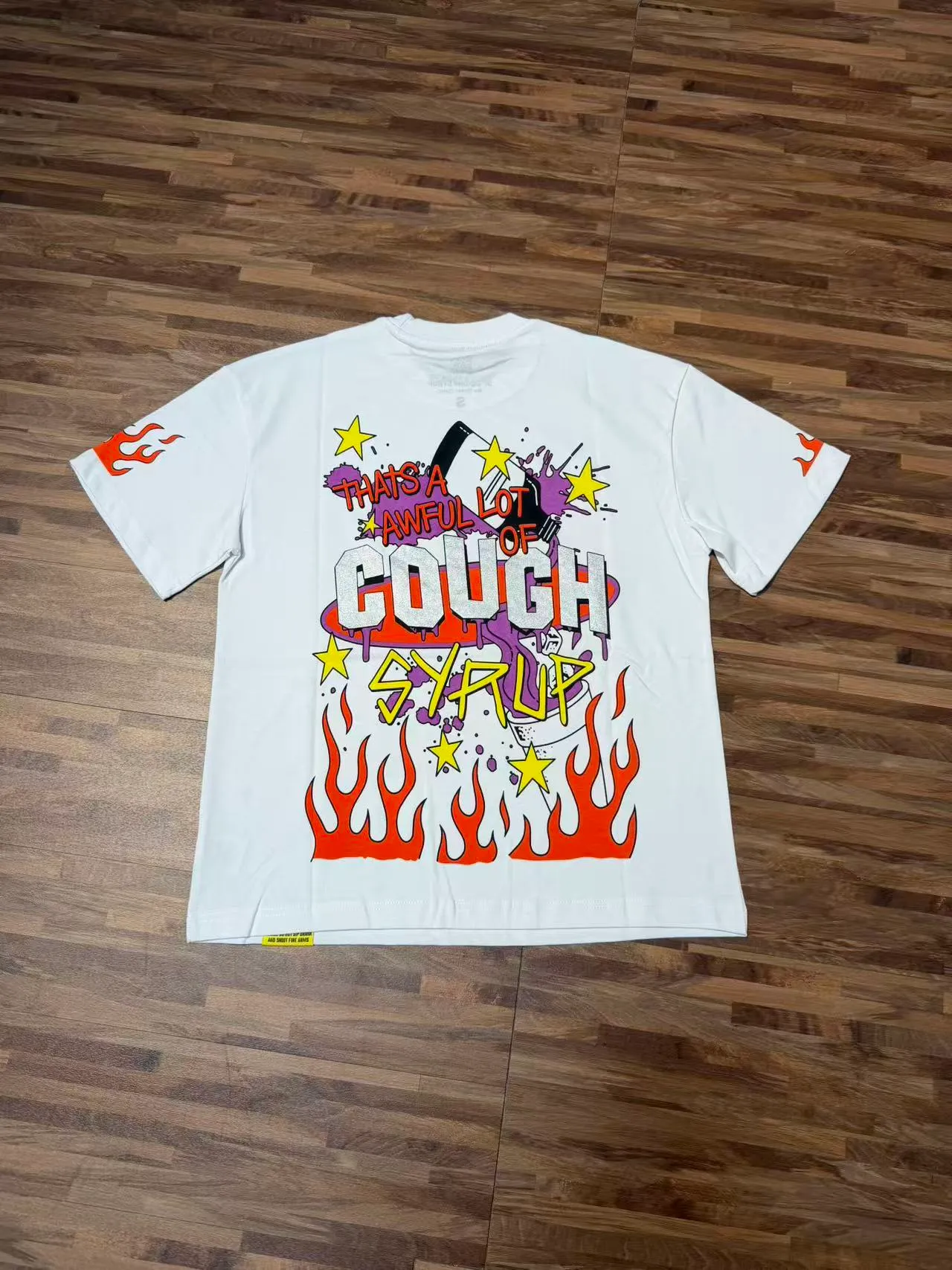 2245# / / ｜ THAT'S A AWFUL LOT OF COUGH SYRUP In Stock T （fabric):32 Sizes（size）：S-M L X L （colour）： / /